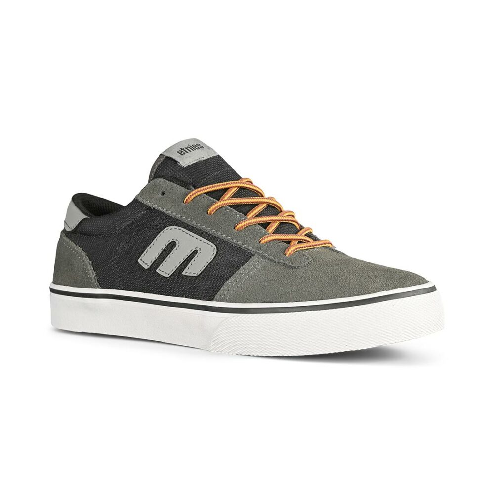 Etnies Calli-Vulc (Youth) Skate Shoes - Grey/Black