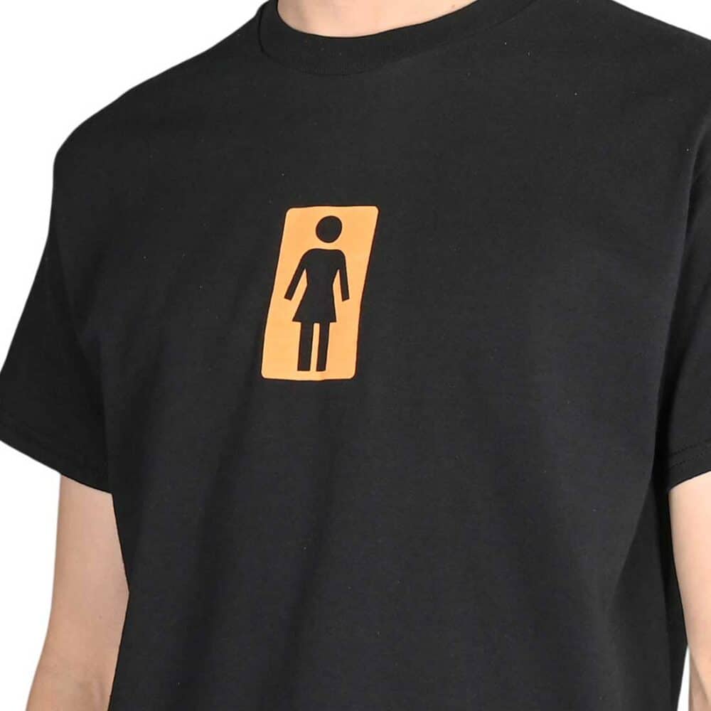 Girl Skateboards Knockout OG S/S T-Shirt - Black