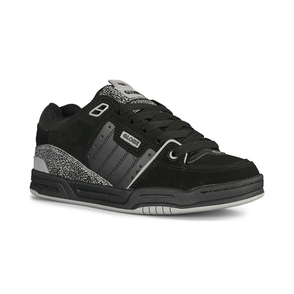 Globe Fusion Skate Shoes - Black/Grey Stipple