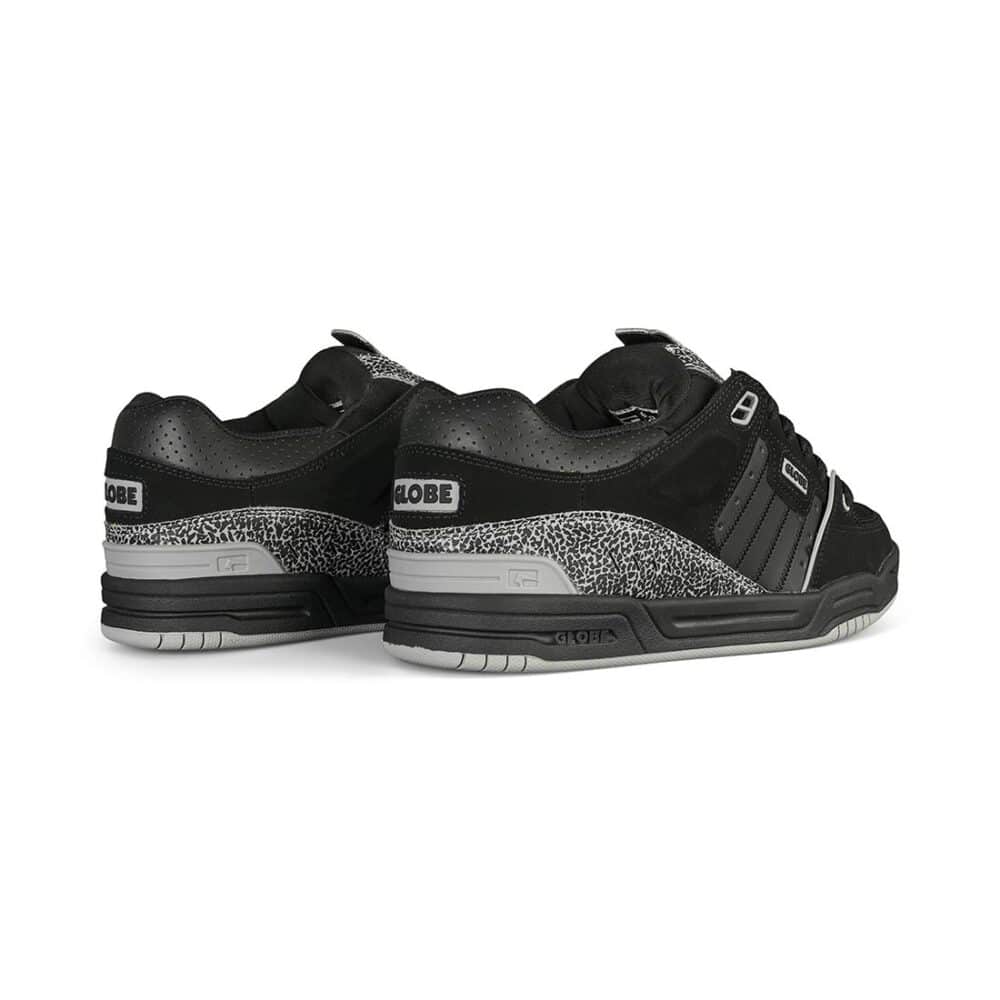 Globe Fusion Skate Shoes - Black/Grey Stipple