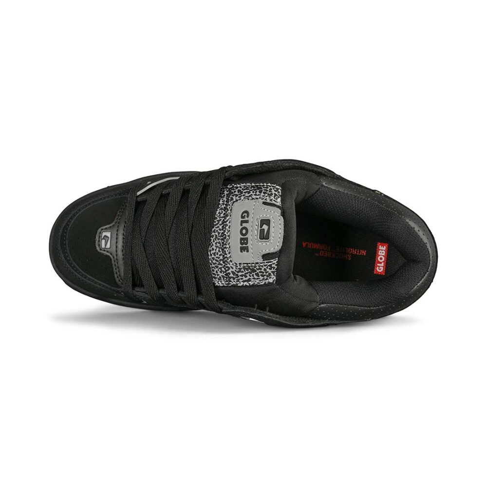 Globe Fusion Skate Shoes - Black/Grey Stipple