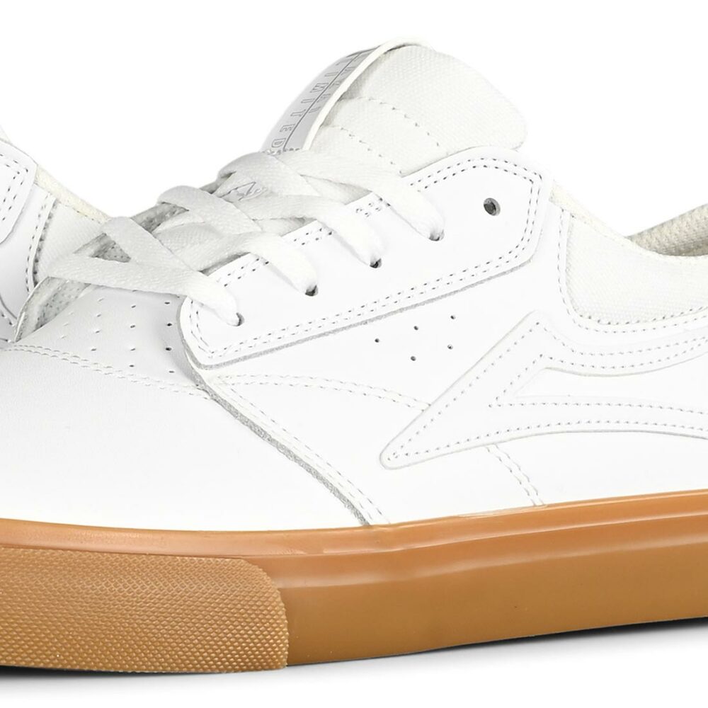 Lakai Griffin Skate Shoes - White/Gum