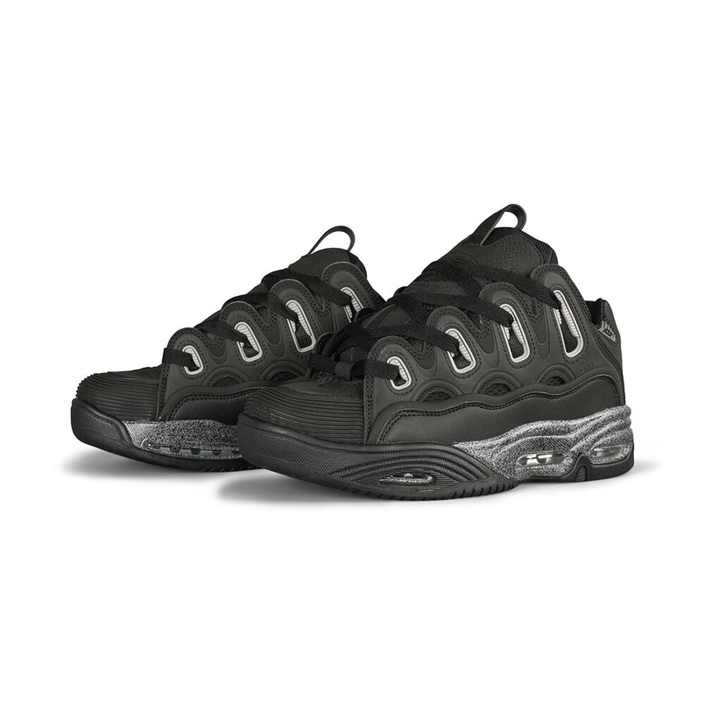 Osiris D3 2001 Skate Shoes - Black/Grey/Paint