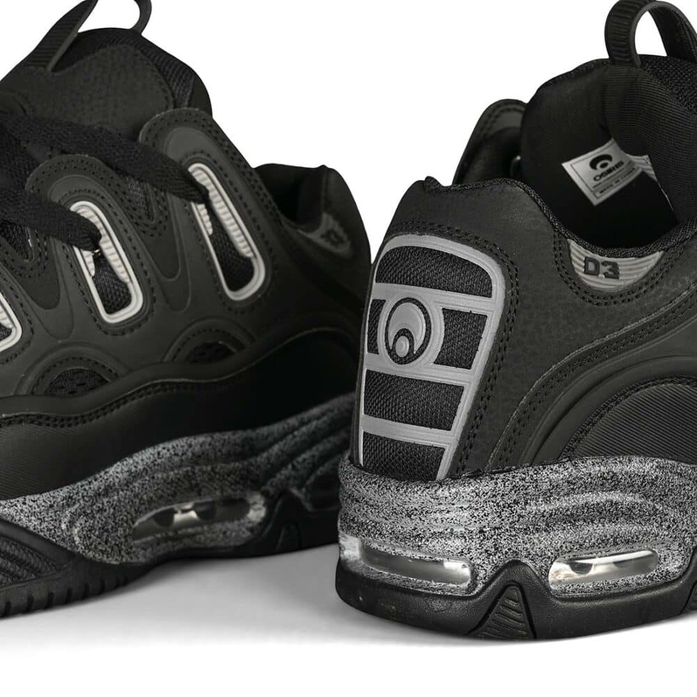 Osiris D3 2001 Skate Shoes - Black/Grey/Paint