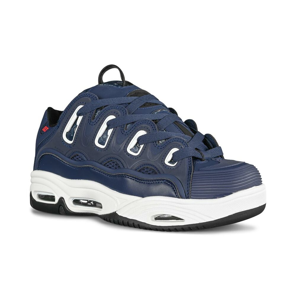 Osiris D3 2001 Skate Shoes - Navy/Red/Paisley