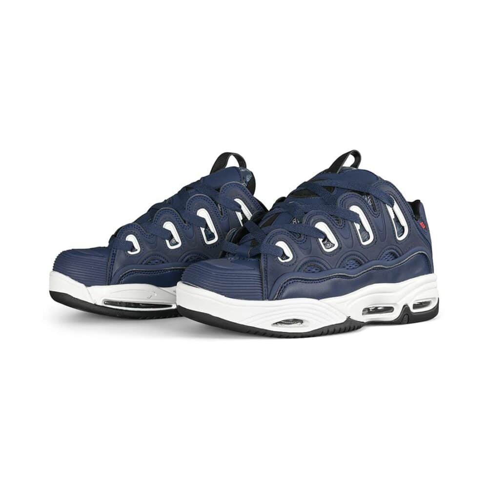 Osiris D3 2001 Skate Shoes - Navy/Red/Paisley