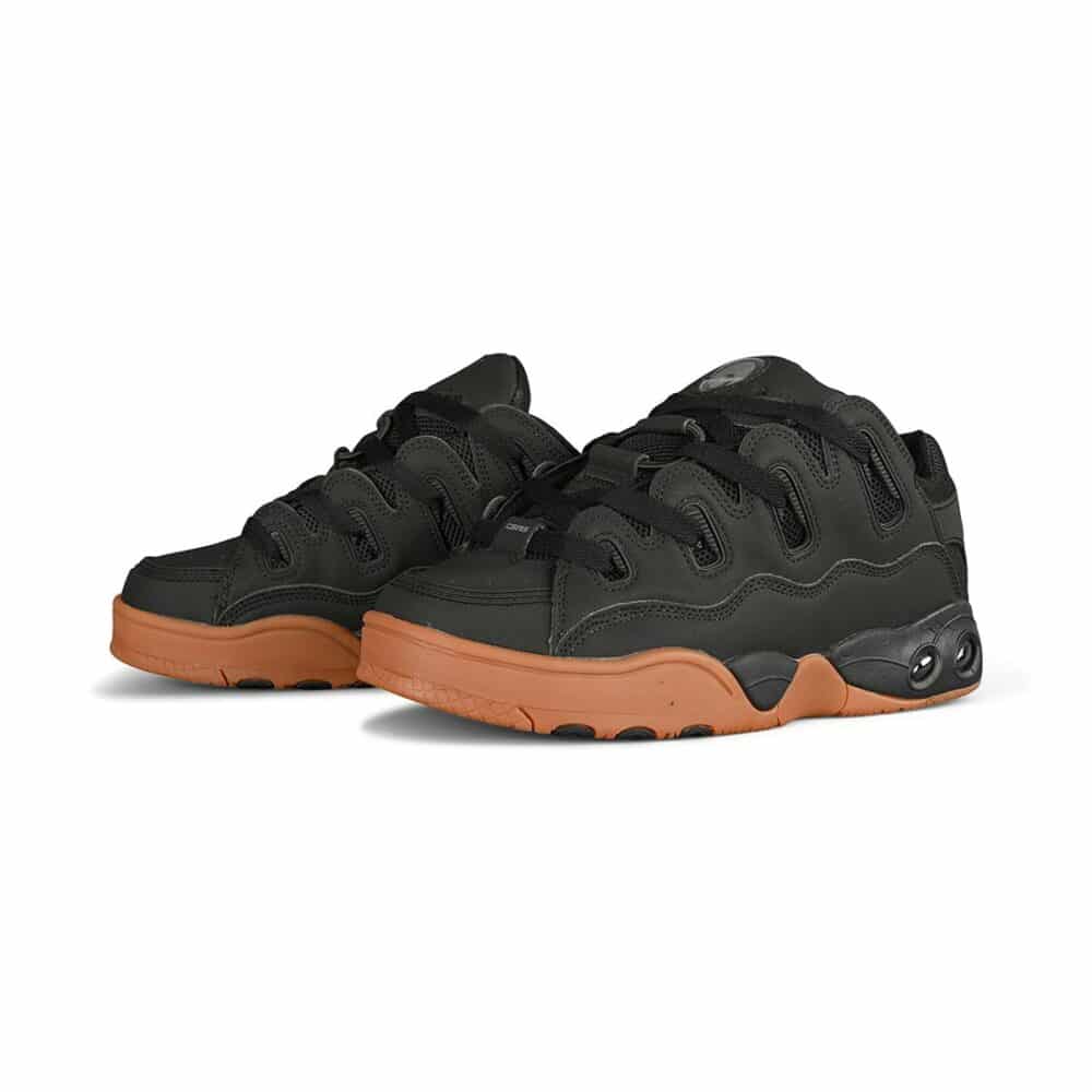 Osiris D3 OG Skate Shoes - Black/Black/Gum