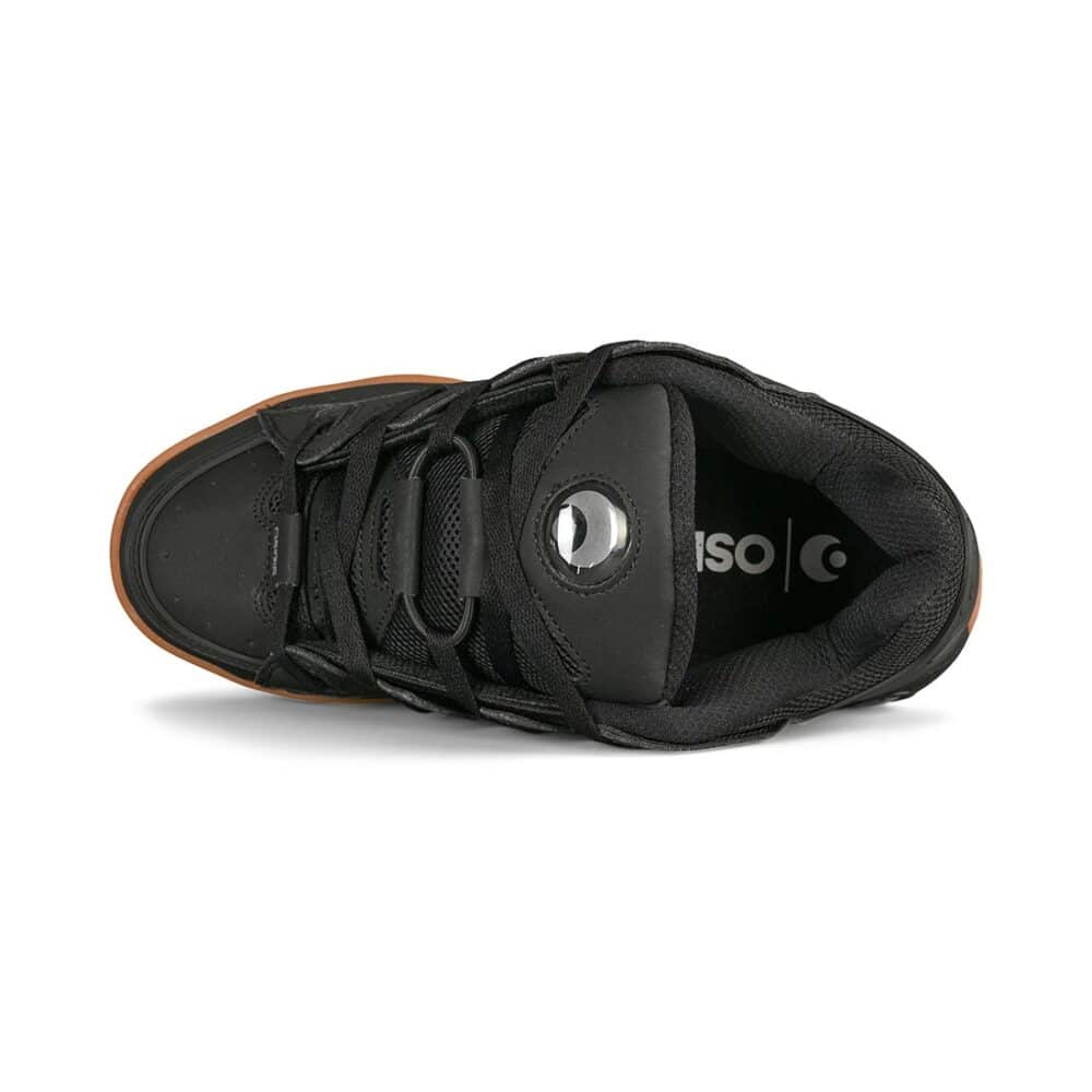 Osiris D3 OG Skate Shoes - Black/Black/Gum