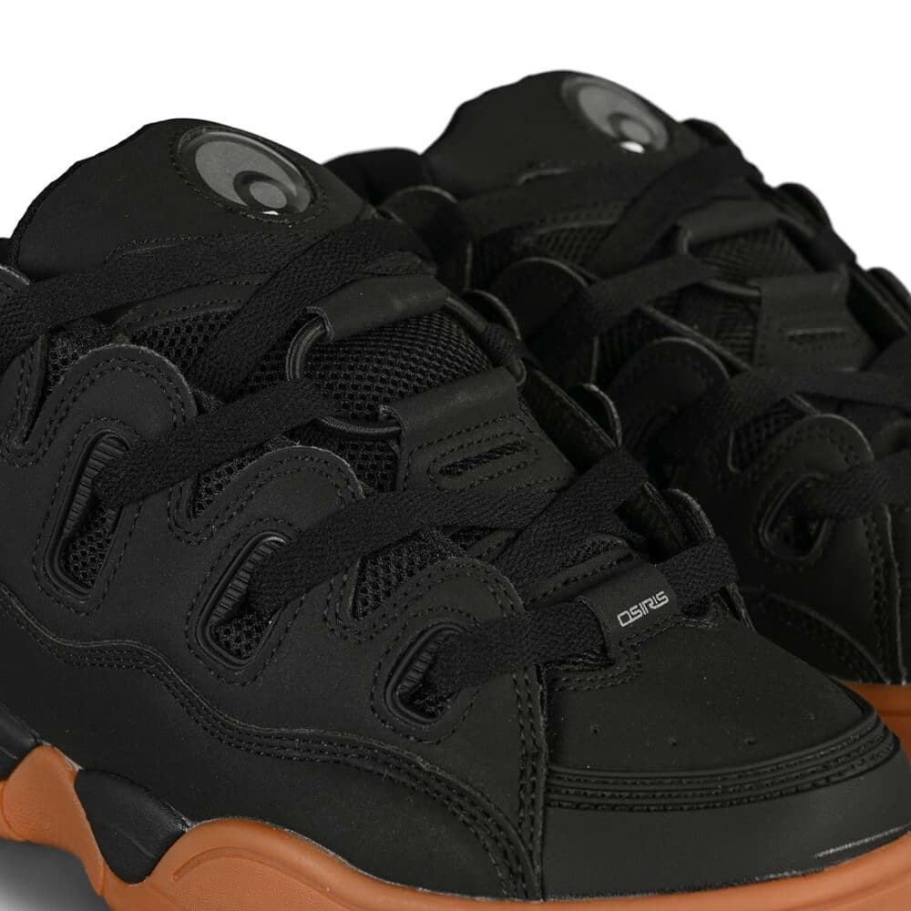 Osiris D3 OG Skate Shoes - Black/Black/Gum