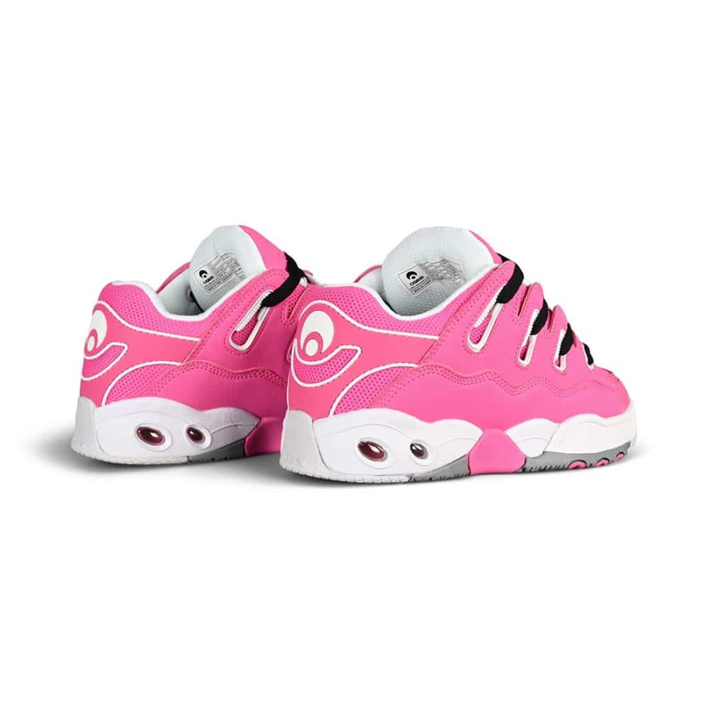 Osiris D3 OG Skate Shoes - Pink/Pink/Grey