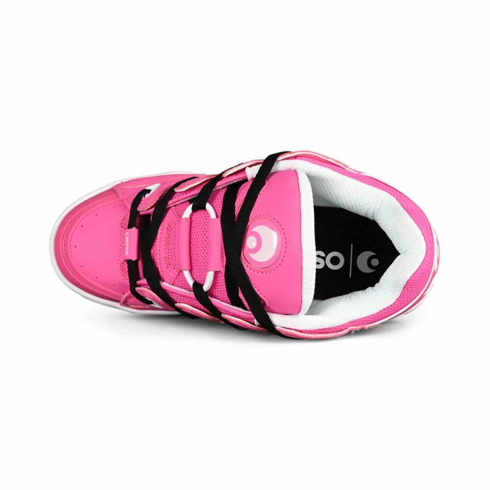 Osiris D3 OG Skate Shoes - Pink/Pink/Grey