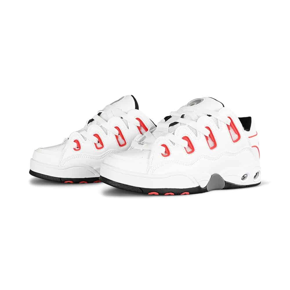 Osiris D3 OG Skate Shoes - White/Red/Black