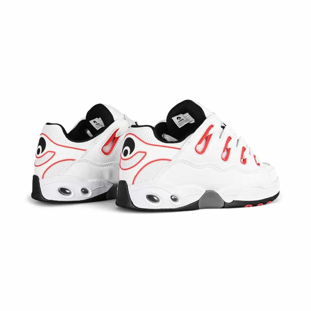 Osiris D3 OG Skate Shoes - White/Red/Black