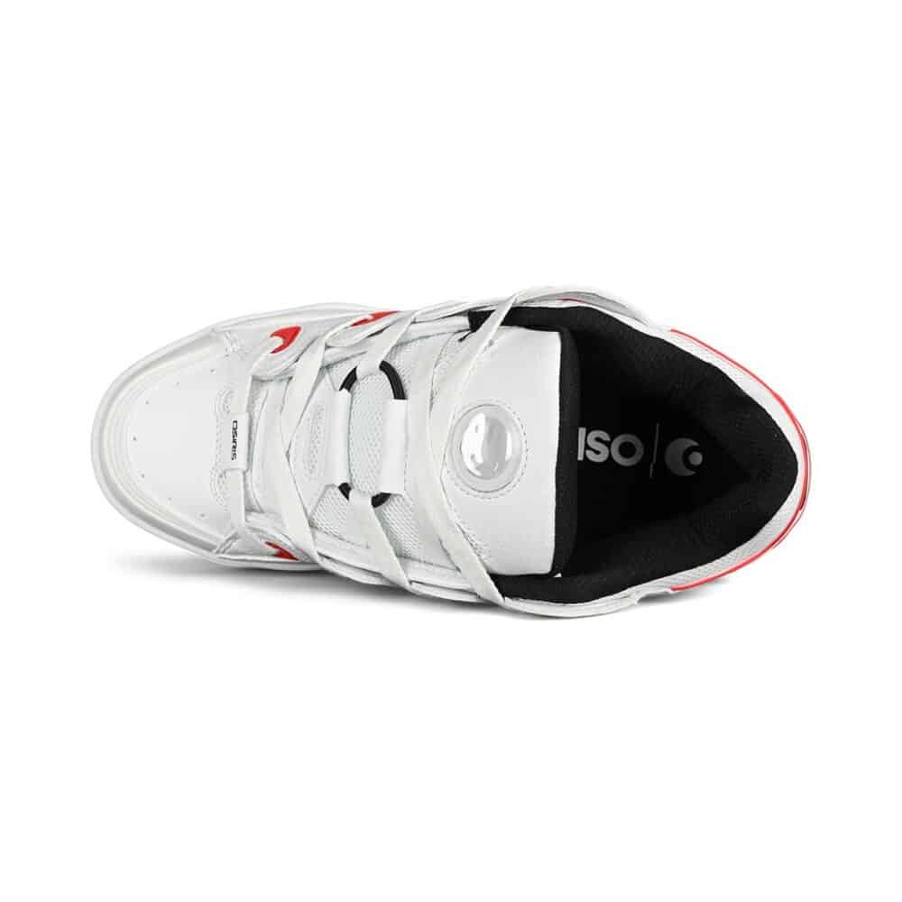 Osiris D3 OG Skate Shoes - White/Red/Black