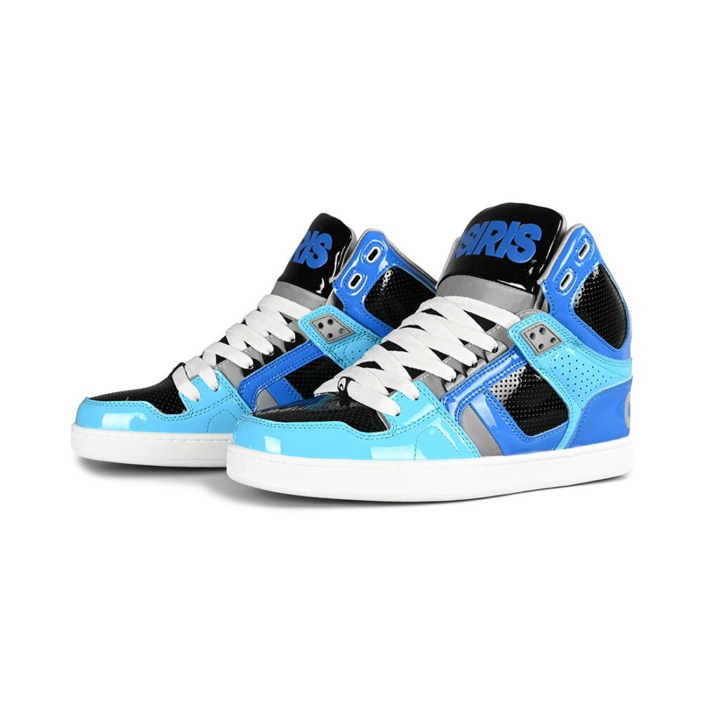 Osiris NYC 83 CLK High Top Shoes - Blue/Grey/Cyan