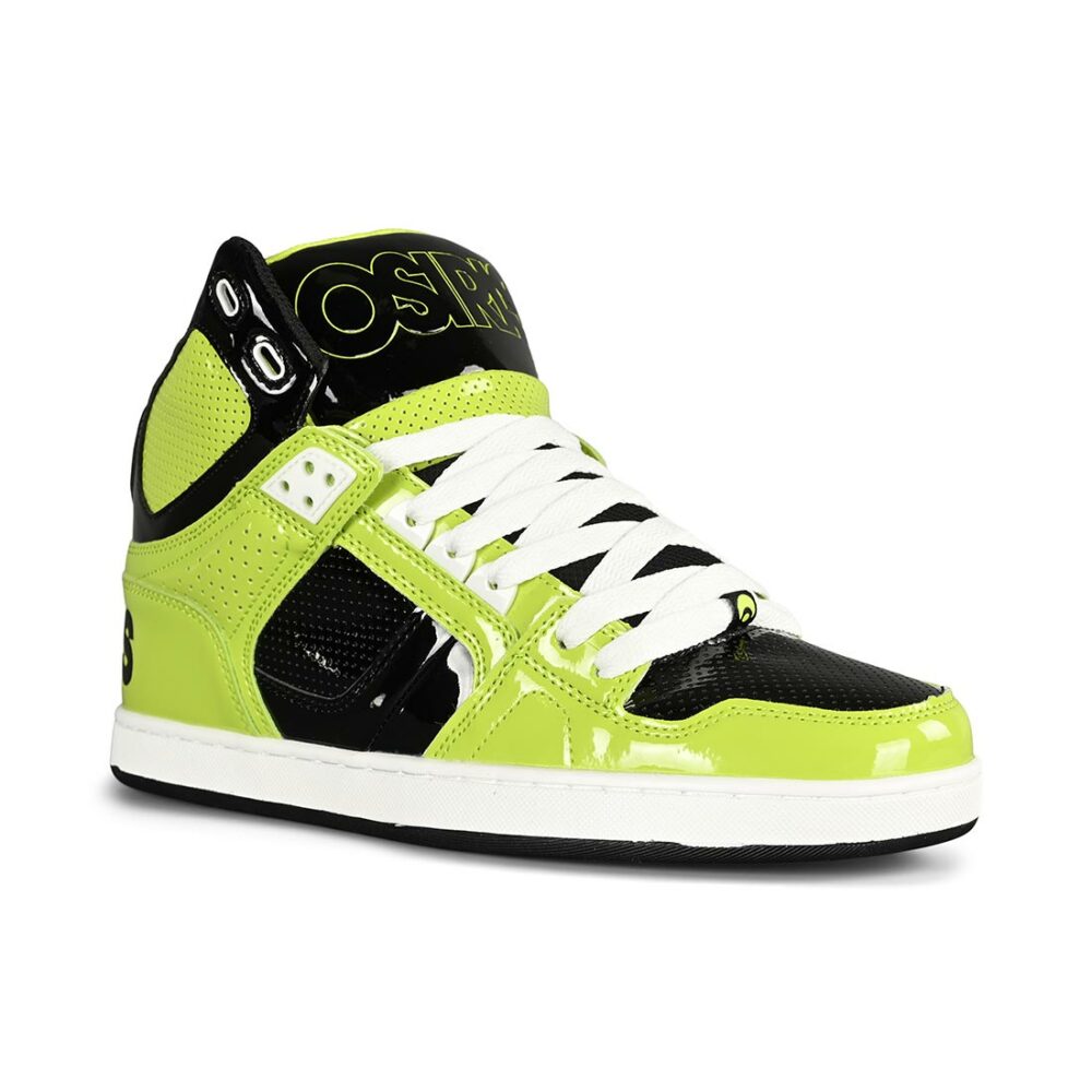 Osiris NYC 83 CLK High Top Shoes - Lime/White