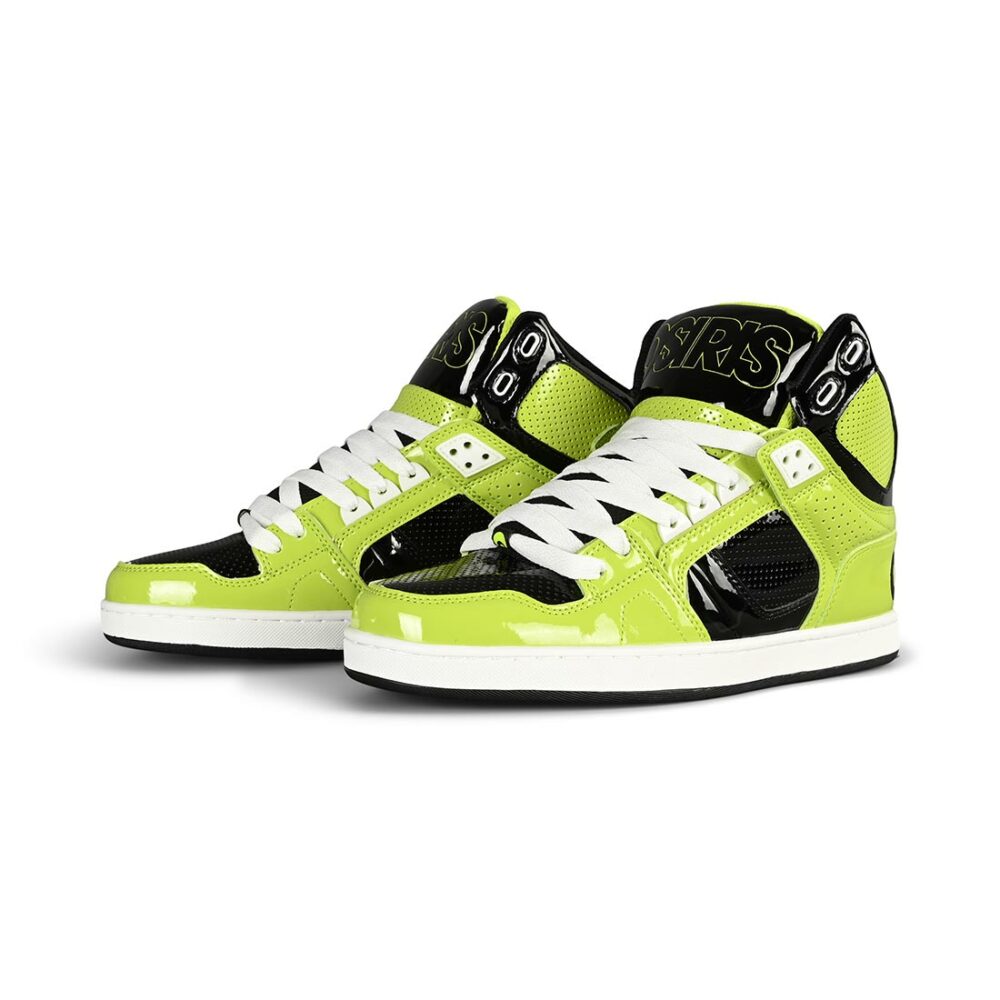 Osiris NYC 83 CLK High Top Shoes - Lime/White