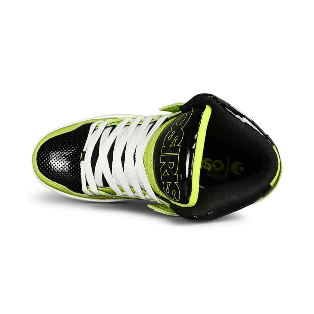 Osiris NYC 83 CLK High Top Shoes - Lime/White