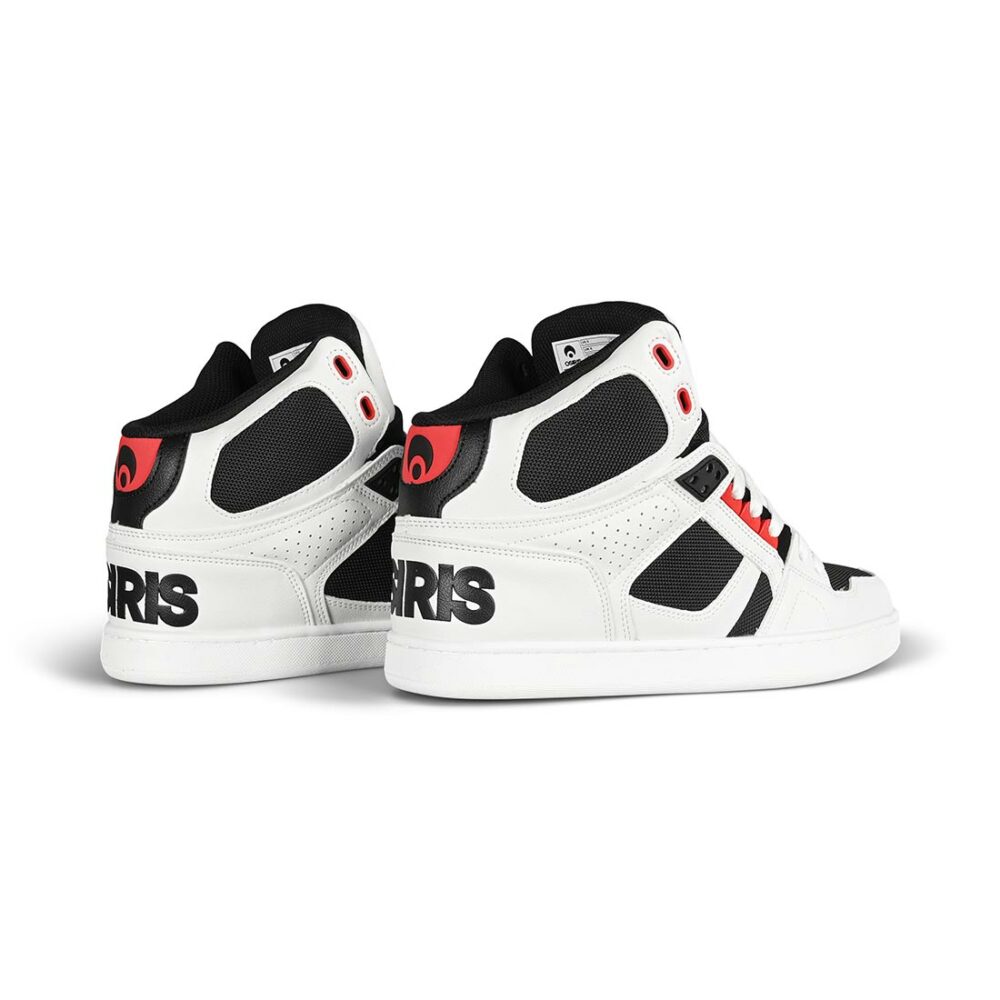 Osiris NYC 83 CLK High Top Shoes - White/Black/Red