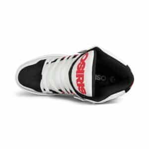 Osiris NYC 83 CLK High Top Shoes - White/Black/Red