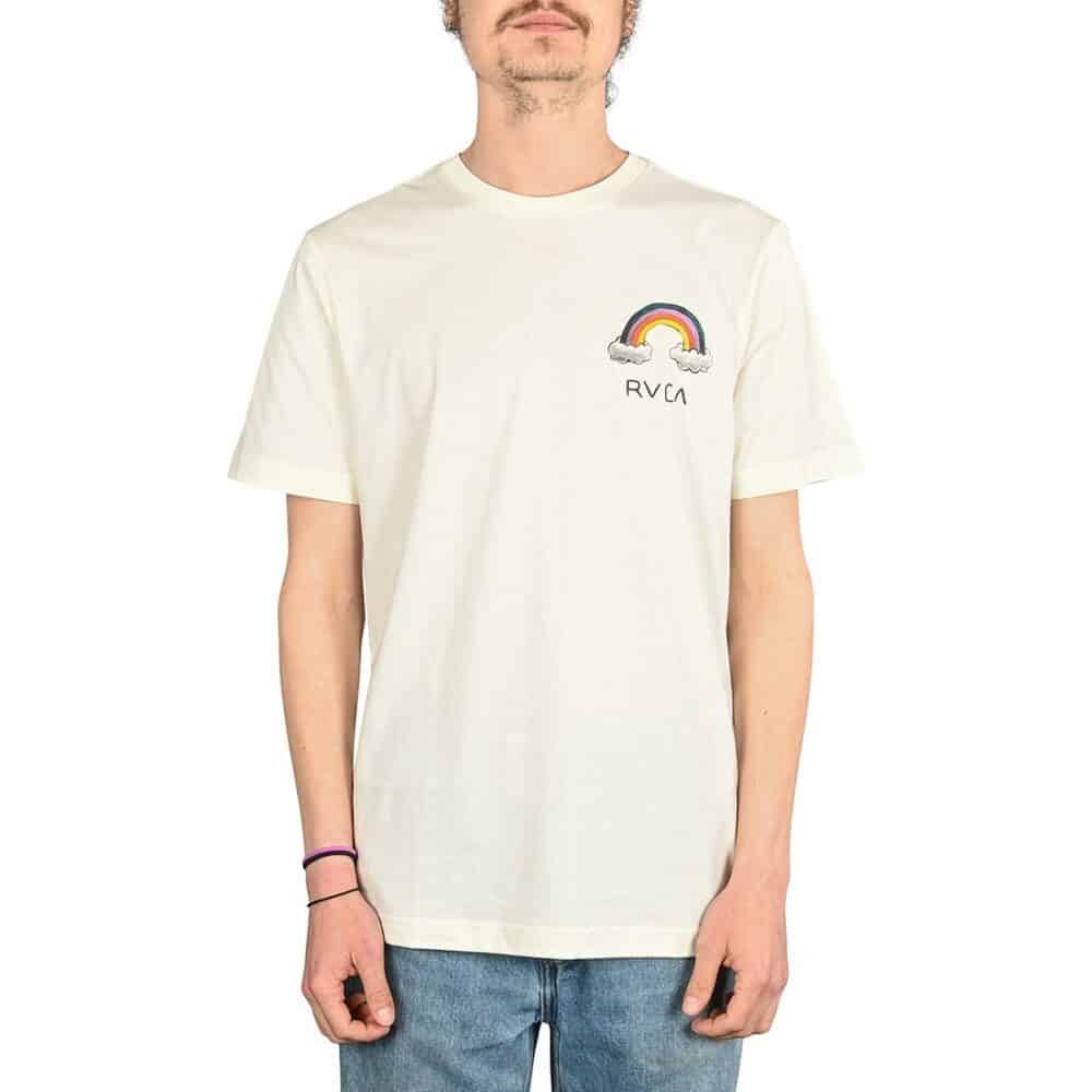 RVCA Rainbow Connect S/S T-Shirt - Antique White