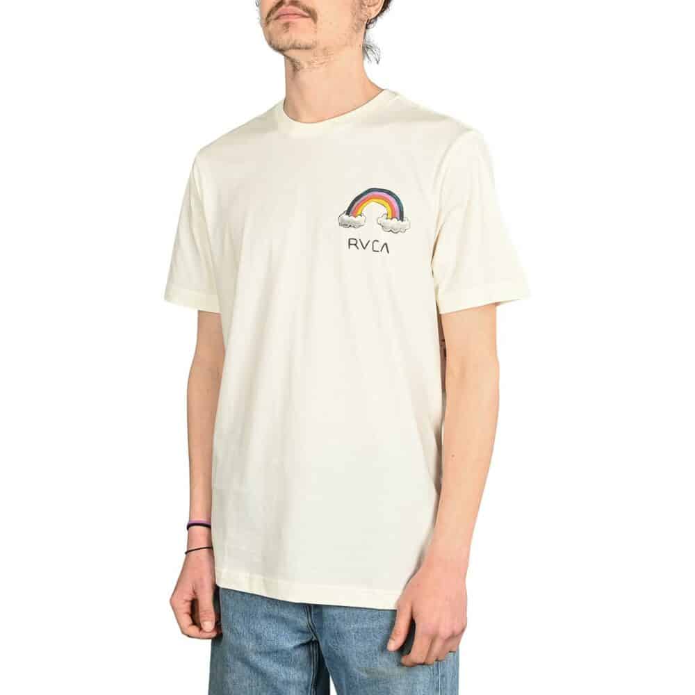 RVCA Rainbow Connect S/S T-Shirt - Antique White