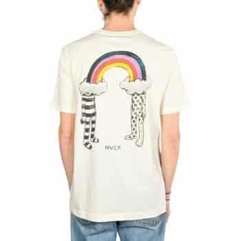 RVCA Rainbow Connect S/S T-Shirt - Antique White