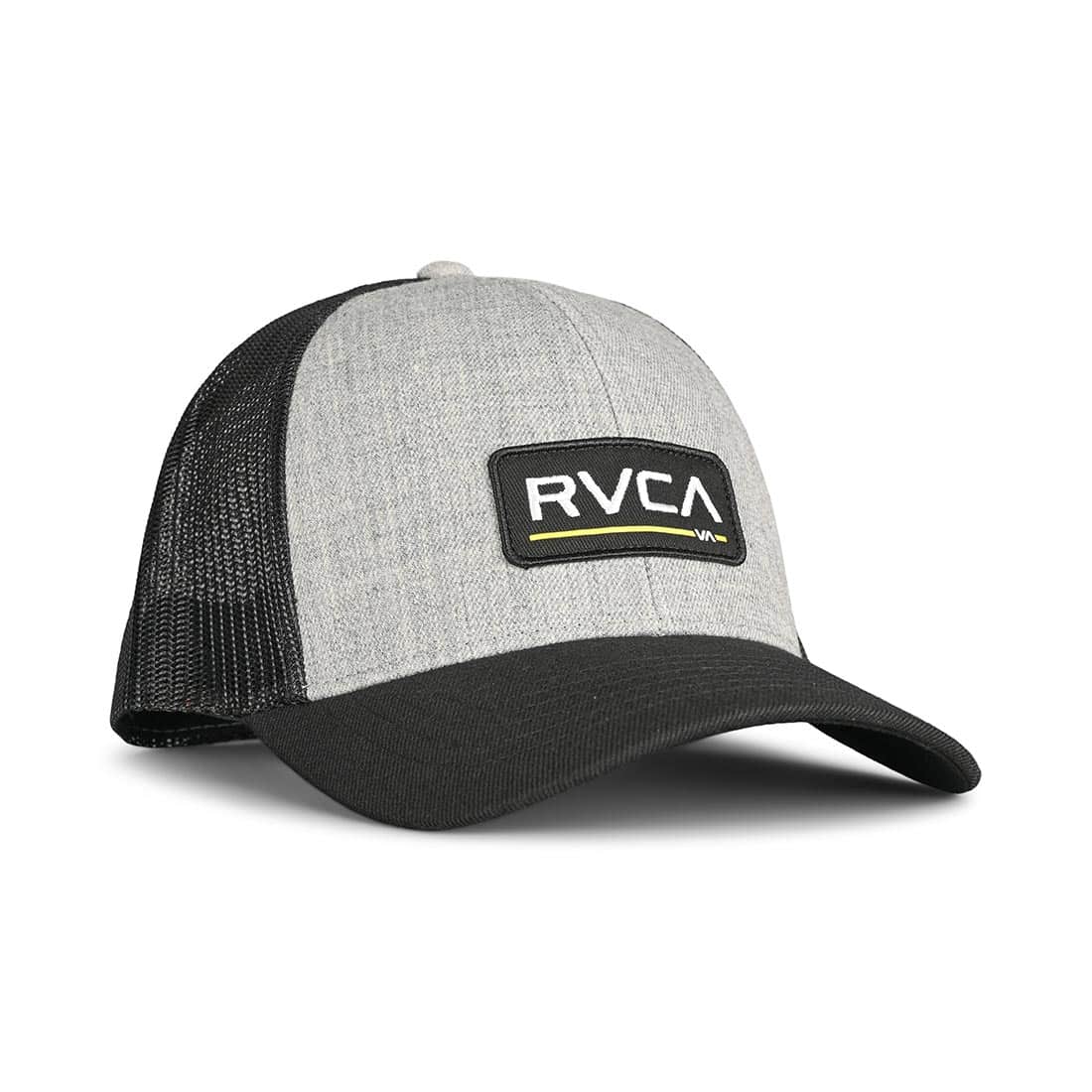 RVCA Ticket Trucker Mesh Back Cap - Heather Grey/Black