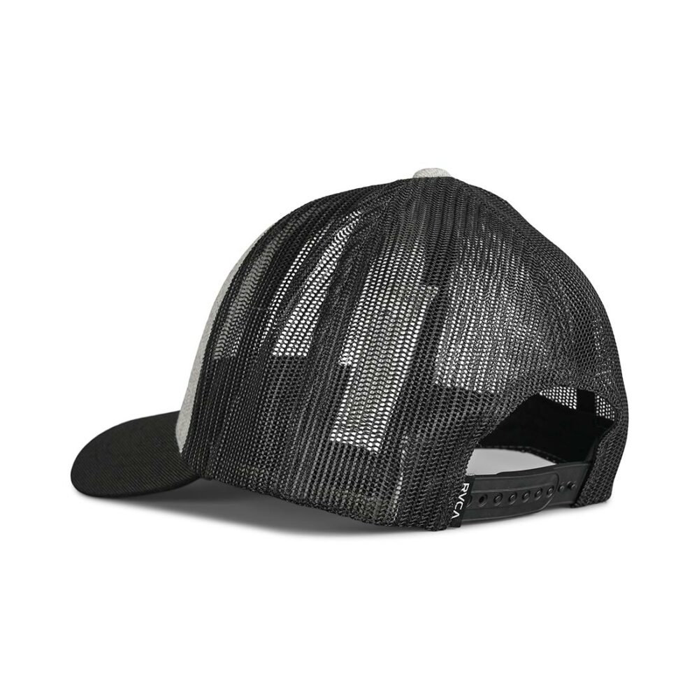 RVCA Ticket Trucker Mesh Back Cap - Heather Grey/Black