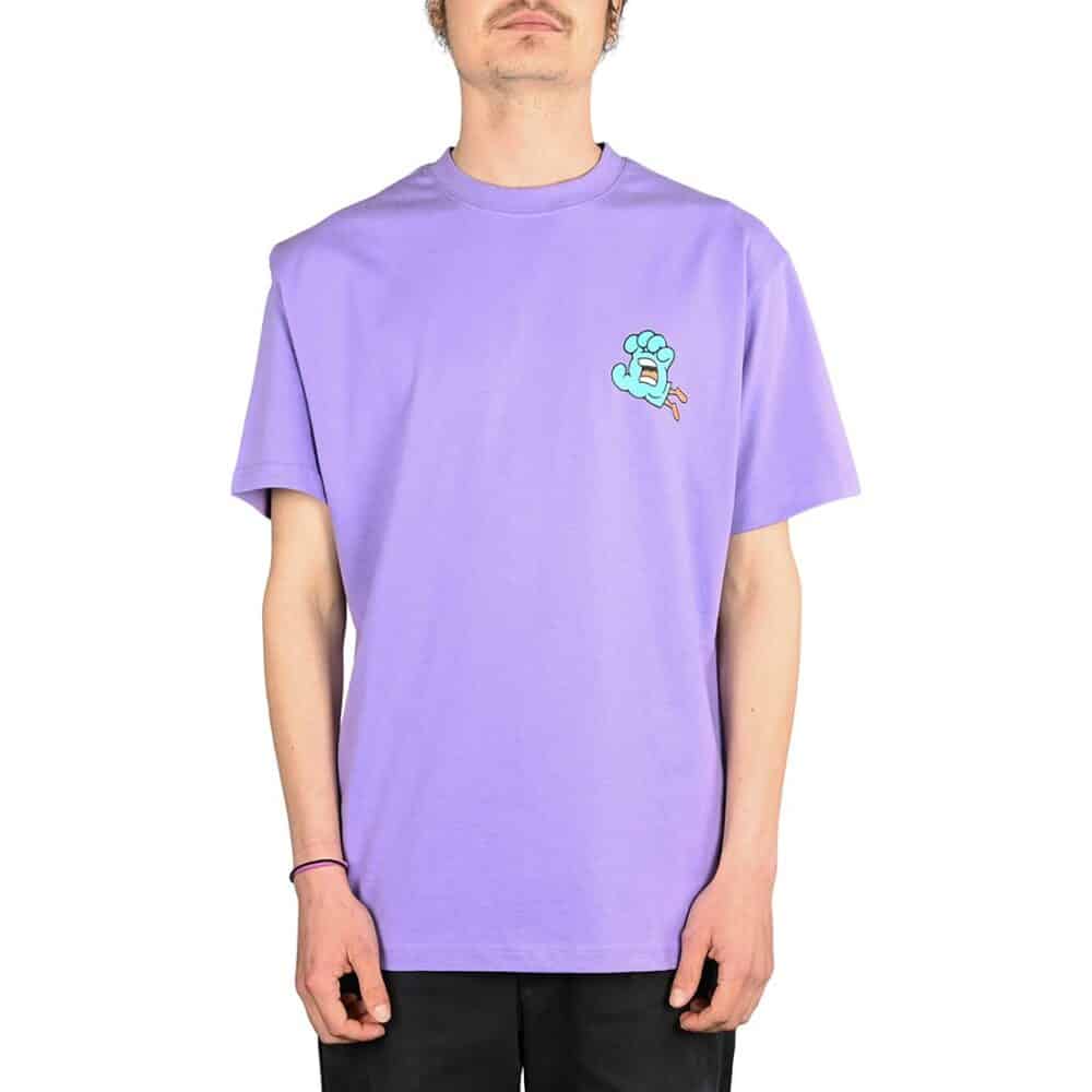 Santa Cruz Chisel Hand S/S T-Shirt - Soft Purple