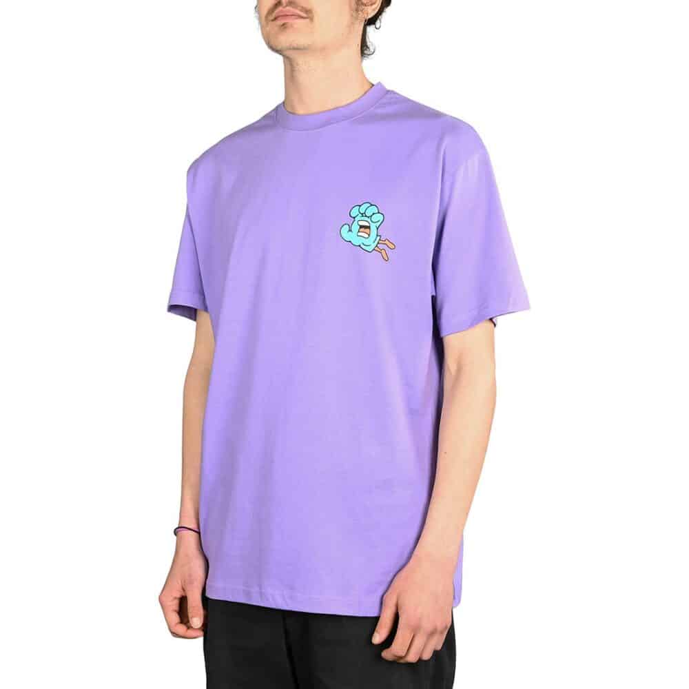 Santa Cruz Chisel Hand S/S T-Shirt - Soft Purple