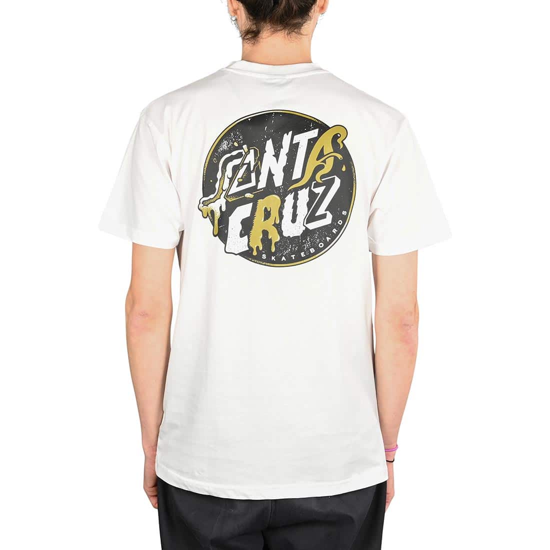 Santa Cruz DNA Dot S/S T-Shirt - White -