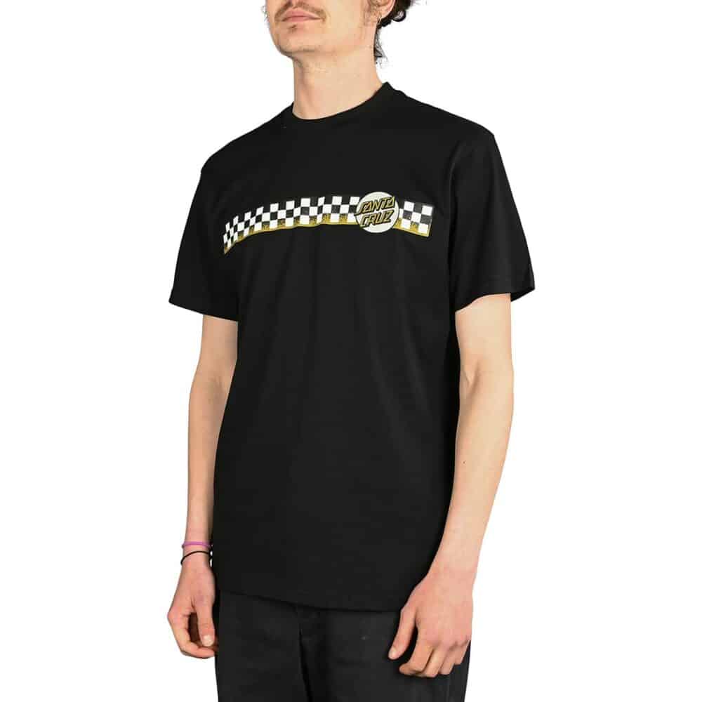 Santa Cruz Infinite Ringed Dot S/S T-Shirt - Black