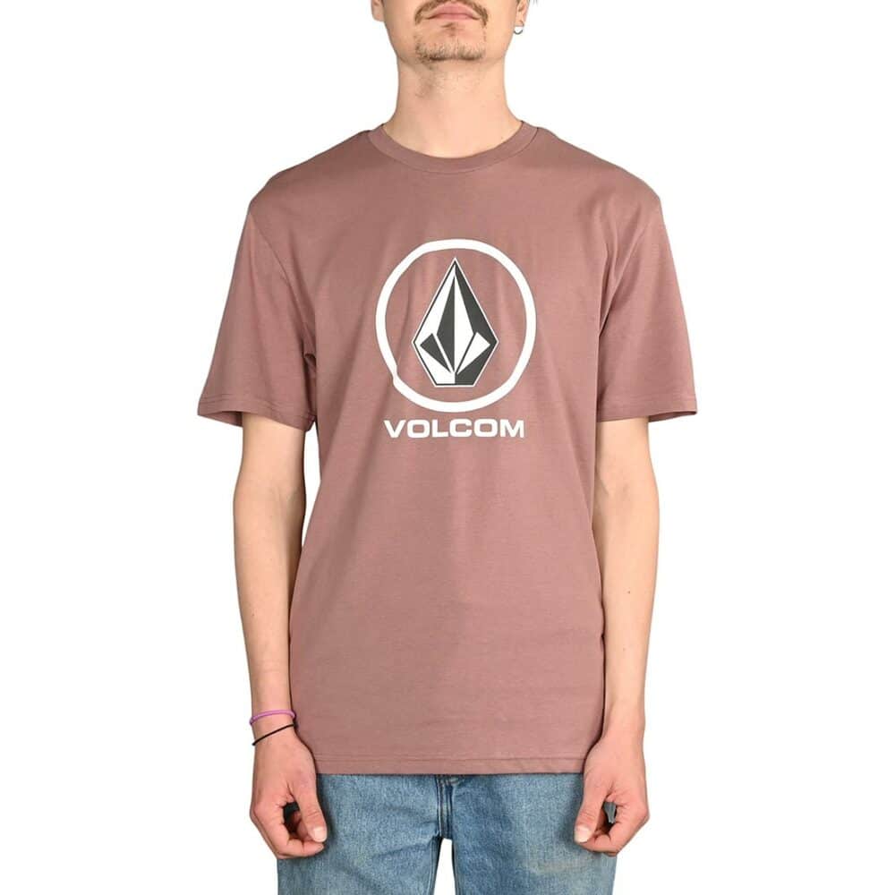 Volcom Crisp Stone BSC S/S T-Shirt - Bordeaux Brown