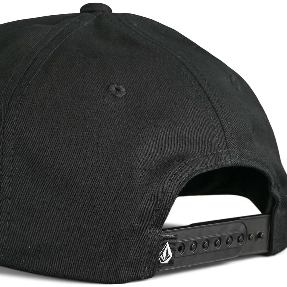 Volcom Demo Snapback Cap - Rinsed Black