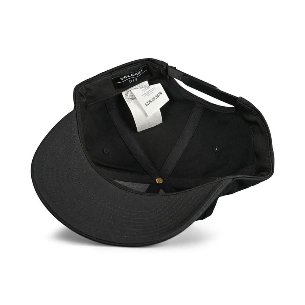 Volcom Demo Snapback Cap - Rinsed Black