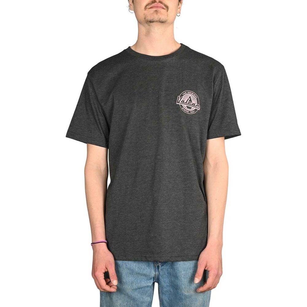Volcom Initial S/S T-Shirt - Heather Black