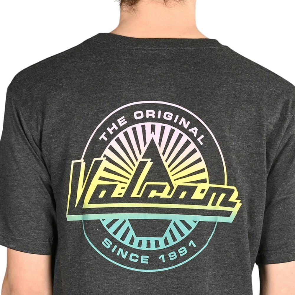 Volcom Initial S/S T-Shirt - Heather Black