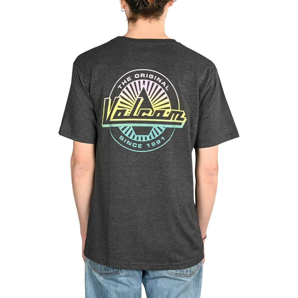 Volcom Initial S/S T-Shirt - Heather Black
