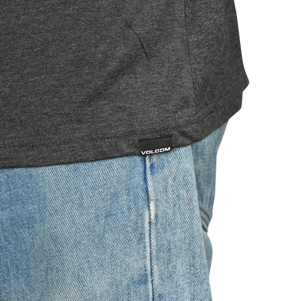 Volcom Initial S/S T-Shirt - Heather Black
