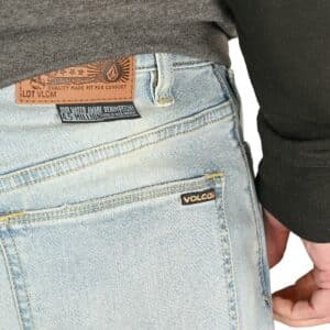 Volcom Solver Straight Fit Jeans - Worker Indigo Vintage