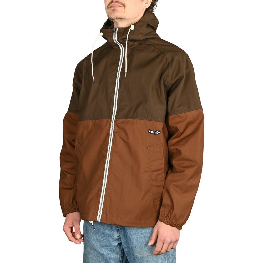 Volcom Wardho Hooded Jacket - Burro Brown