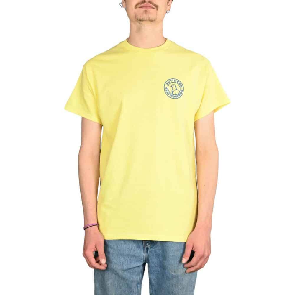 Anti Hero Basic Pigeon Round S/S T-Shirt - Cornsilk/Blue