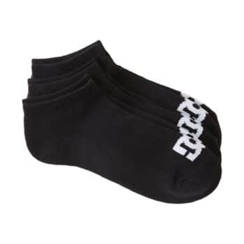 DC Ankle Socks 3 Pack - Black