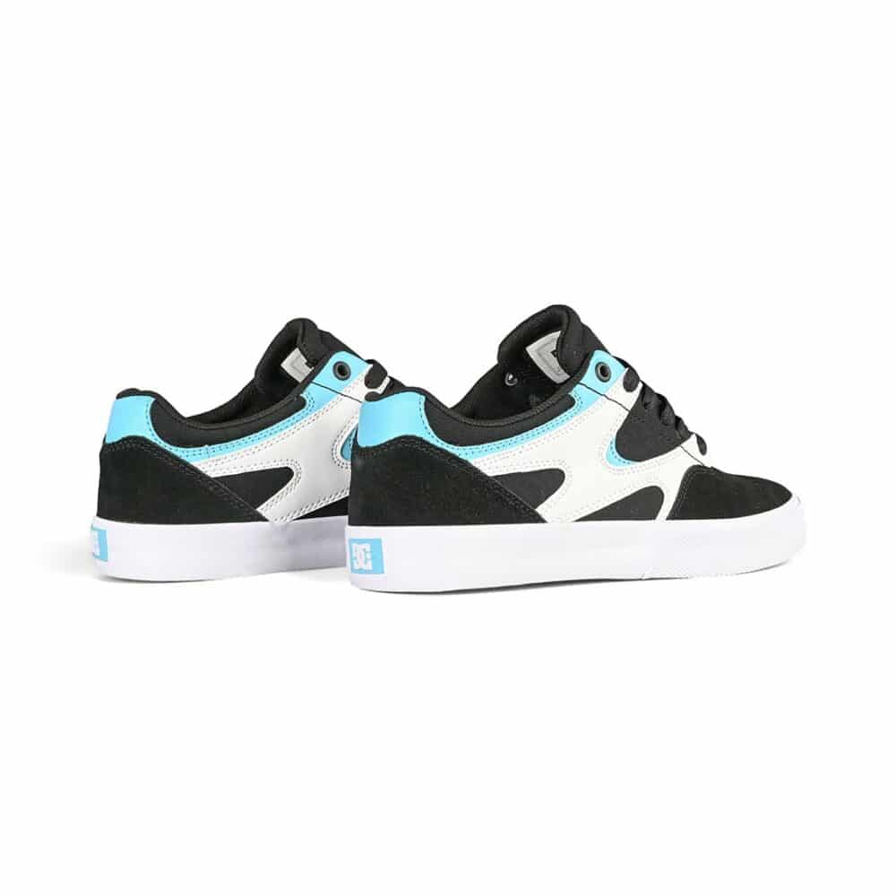 DC Kalis Vulc Skate Shoes - Black/White/Blue