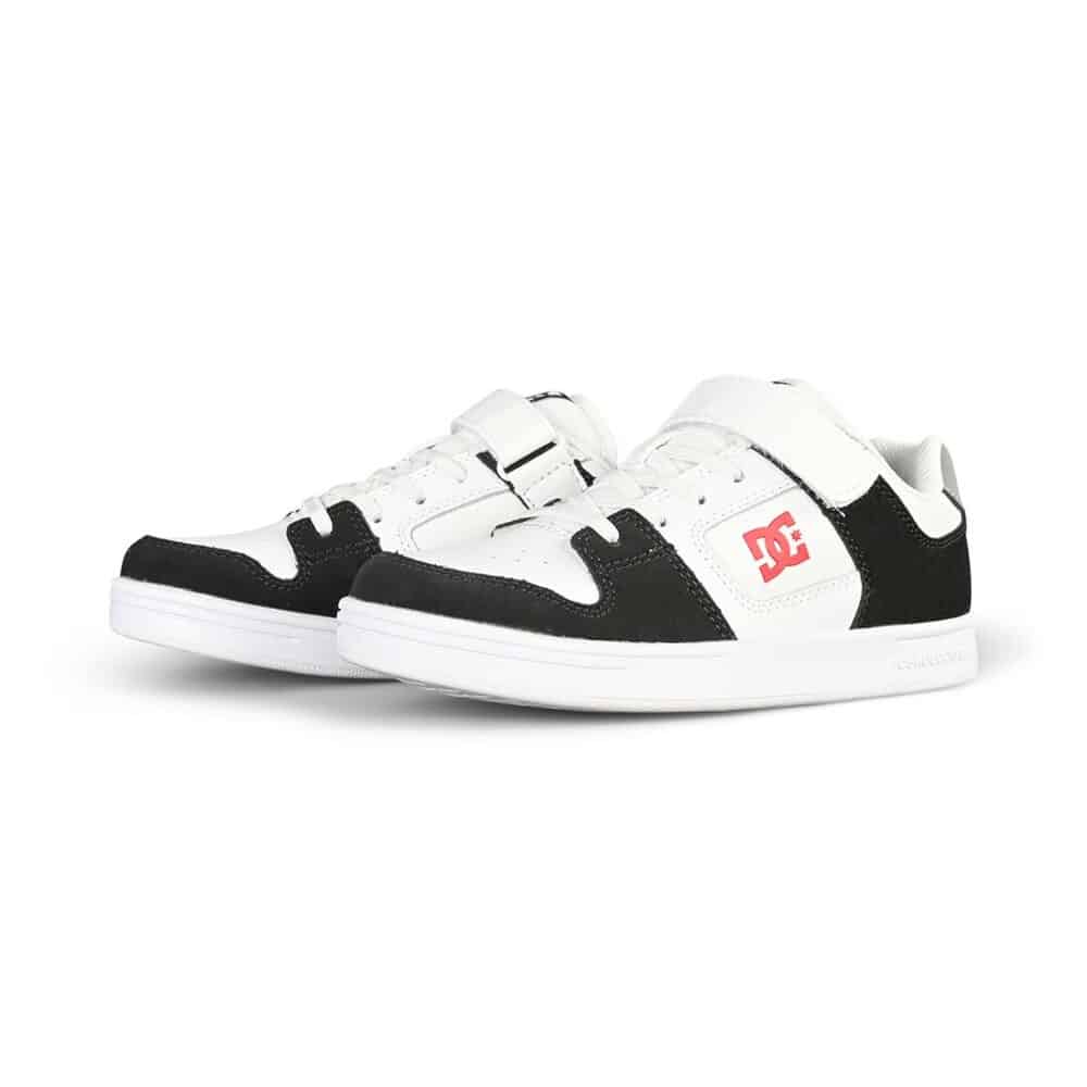 DC Manteca 4 V (Youth) Skate Shoes - Black/White/Red