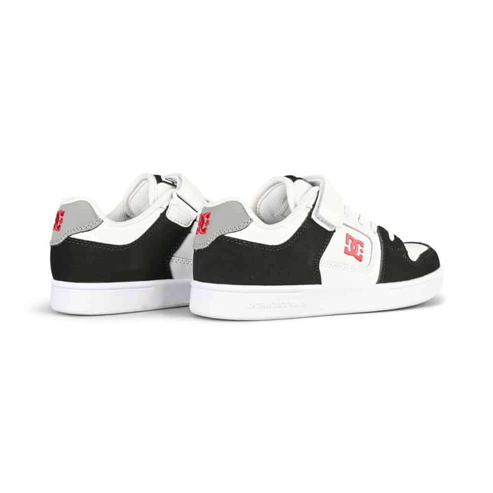 DC Manteca 4 V (Youth) Skate Shoes - Black/White/Red
