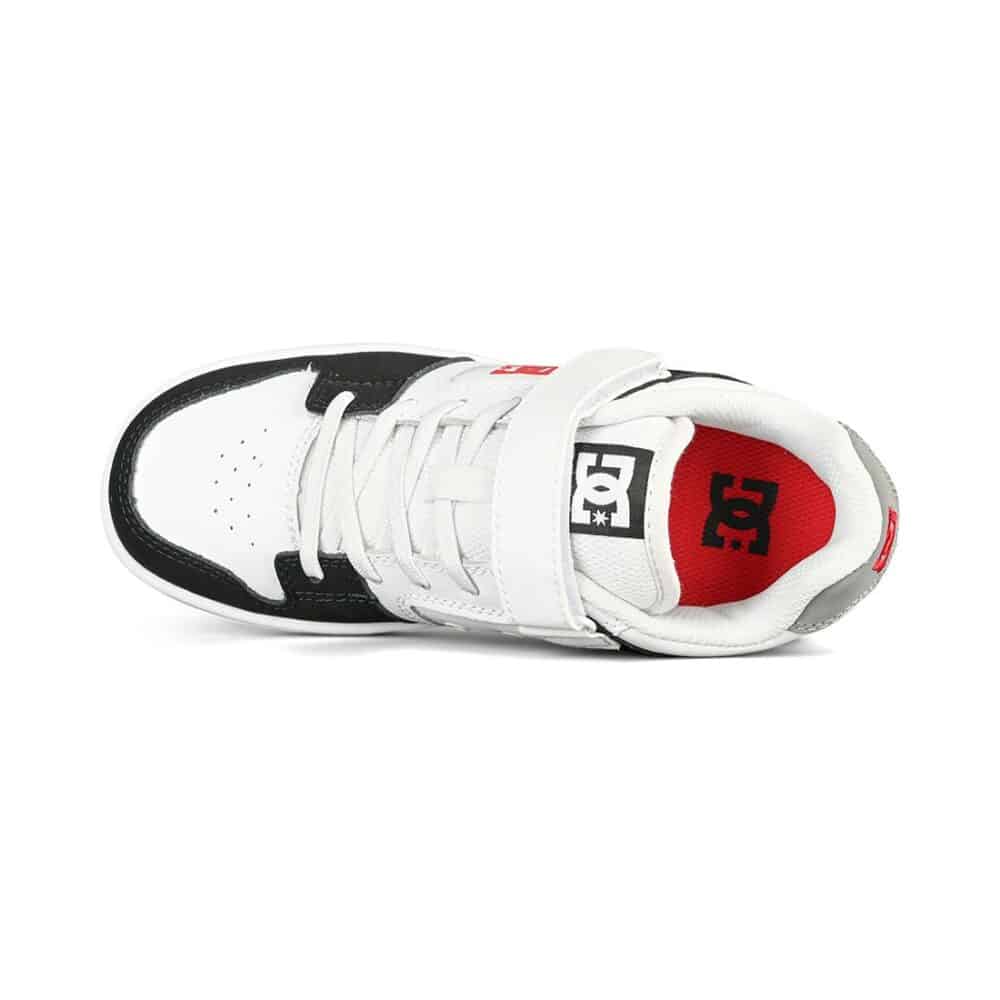 DC Manteca 4 V (Youth) Skate Shoes - Black/White/Red