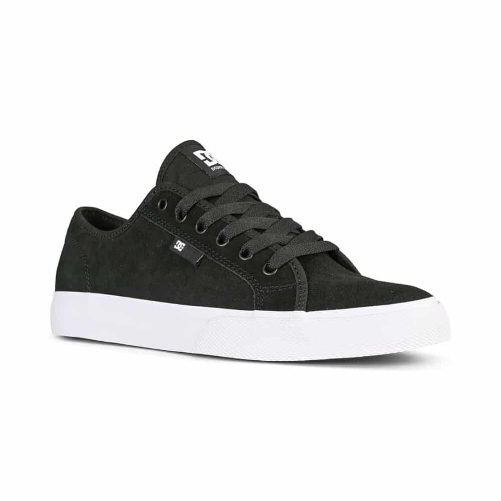 DC Manual S Skate Shoes - Black/White