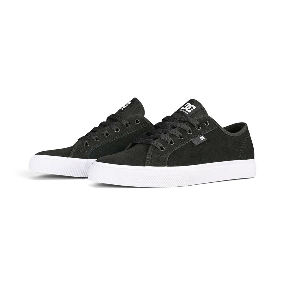 DC Manual S Skate Shoes - Black/White